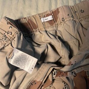 TNA Women's Cargo Shorts - Tan and Brown